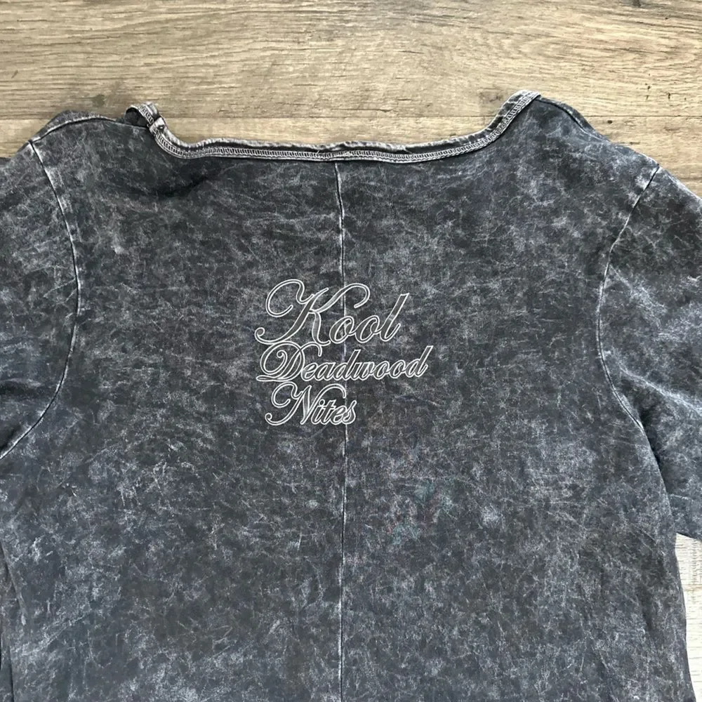WOMENS MOTORCYCLE “DEADWOOD NITES” TOP SIZE XL